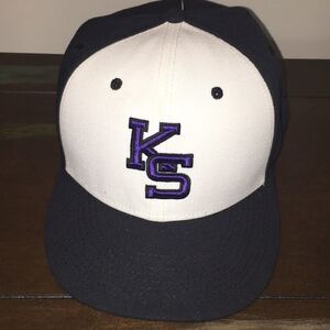 Nike Kansas State Wildcats True Baseball Fitted sewn raised logo Hat Cap 7 3/4